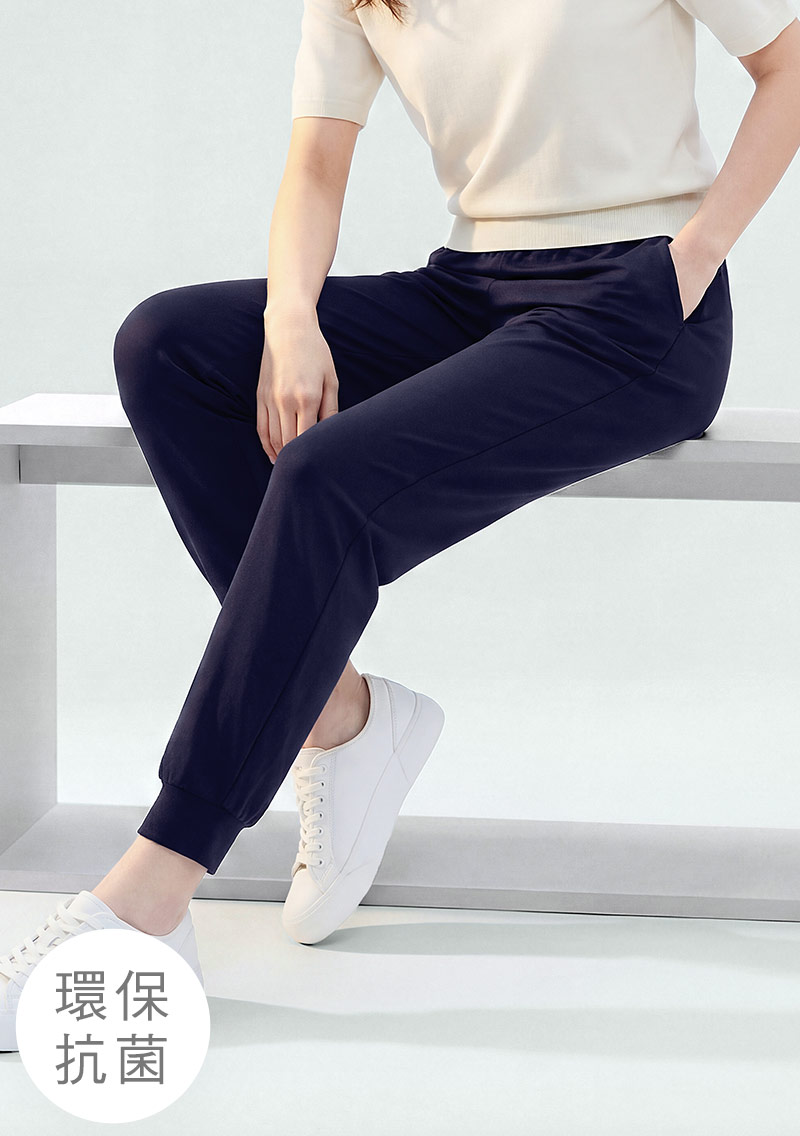 【雙11限定$199】舒適.MIT永續環保材質-抗UV吸排抗菌束口長褲