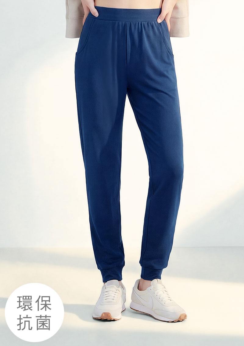 【雙11限定$199】舒適.MIT永續環保材質-抗UV吸排抗菌束口長褲